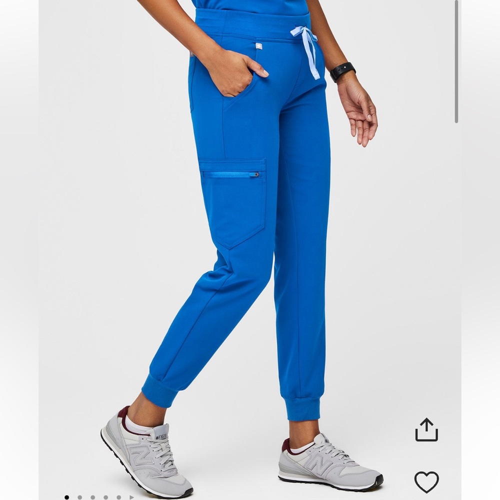Figs Blue Technical Jogger Pants